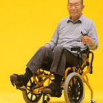 すぐれもの　足こぎ車いす