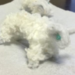 患者さんから手作りの羊をいただきました。
